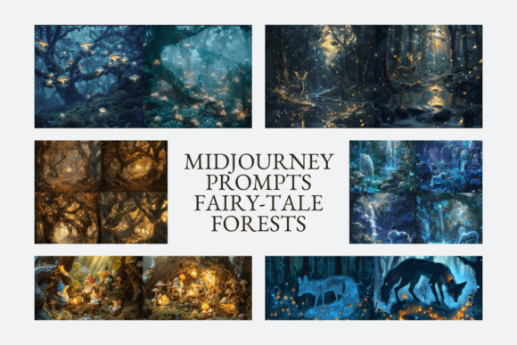 Download 50 Midjourney Prompts Fairy-tale Forests - Midjourney prompt Collection