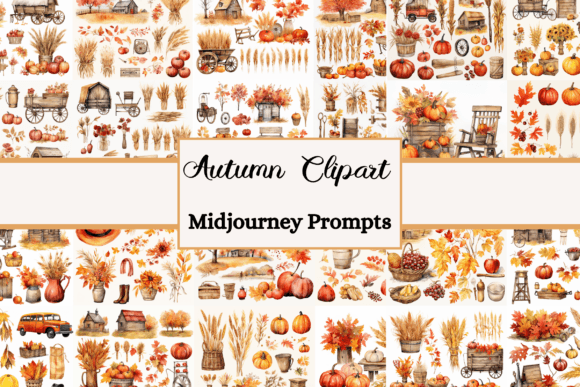 Download Autumn Clipart- Midjourney Prompts - Midjourney prompt Collection