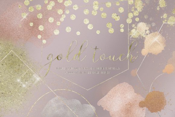 Download Gold Rose Gold Dust Confetti PNG Frames - Confetti Collection