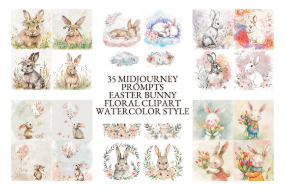 Download 35 Midjourney Prompts – Easter Bunny - Midjourney prompt Collection