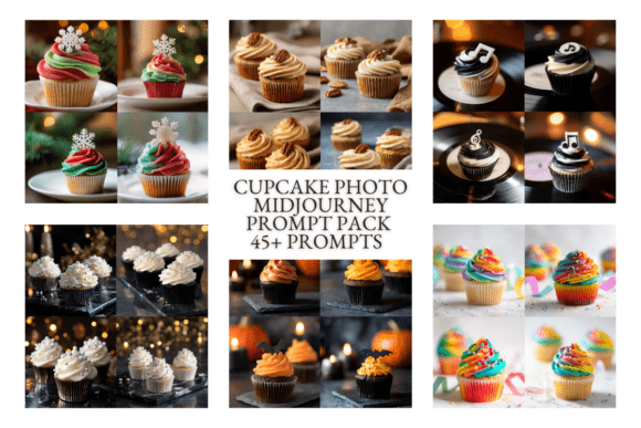 Download Cupcake Photo Midjourney Prompt Pack - Midjourney prompt Collection
