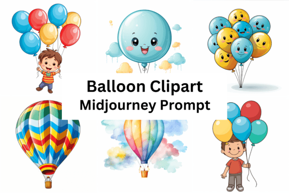Download Midjourney Prompt for Balloon Clipart - Midjourney prompt Collection