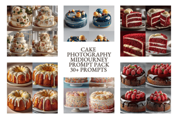 Download Cake Photography Midjourney Prompt Pack - Midjourney prompt Collection