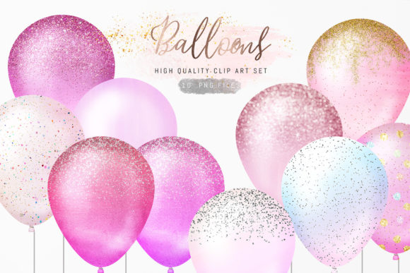 Download Glitter Sparkle Confetti Balloons - Confetti Collection