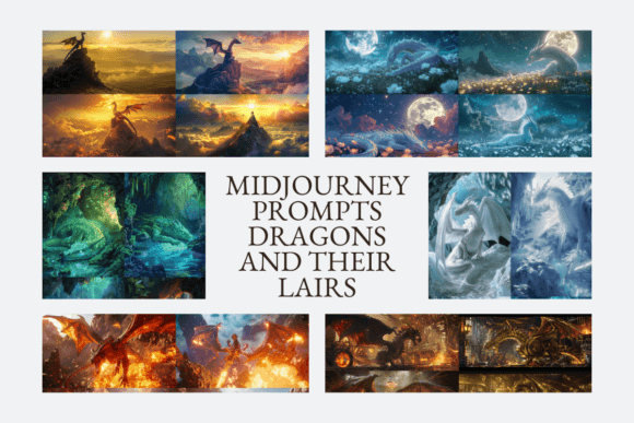 Download 50 Midjourney Prompts Dragons - Midjourney prompt Collection