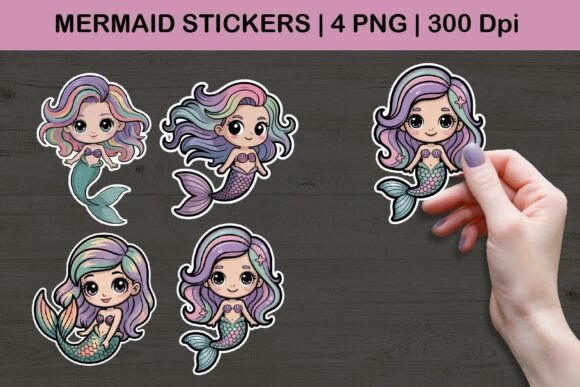 Download Cute Pastel Mermaid Sticker PNGs - Sticker Collection