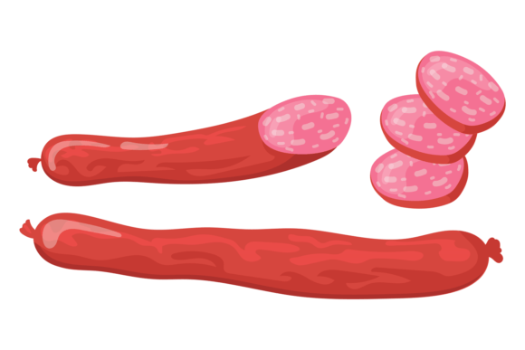 Download Sliced Pepperoni Cartoon Icon. Tradition - Premium Resources