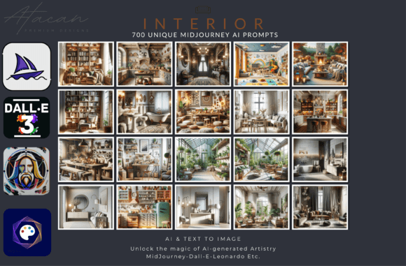 Download 700 MidJourney Prompts Interior Design - Midjourney prompt Collection
