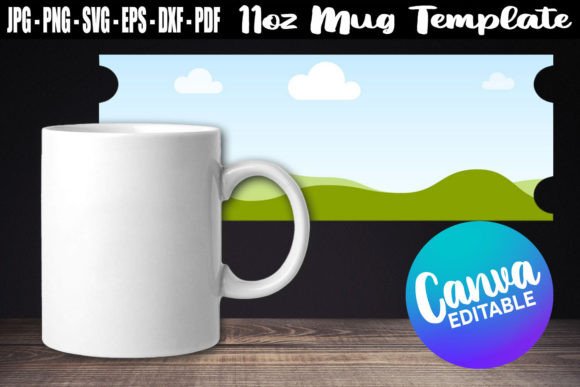 Download 11oz Mug Template Canva Editable - Canva editable Collection
