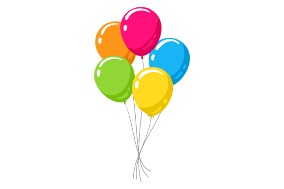 Download Balloon Bunch Cartoon Icon. Holiday Part - Cartoon icon Collection